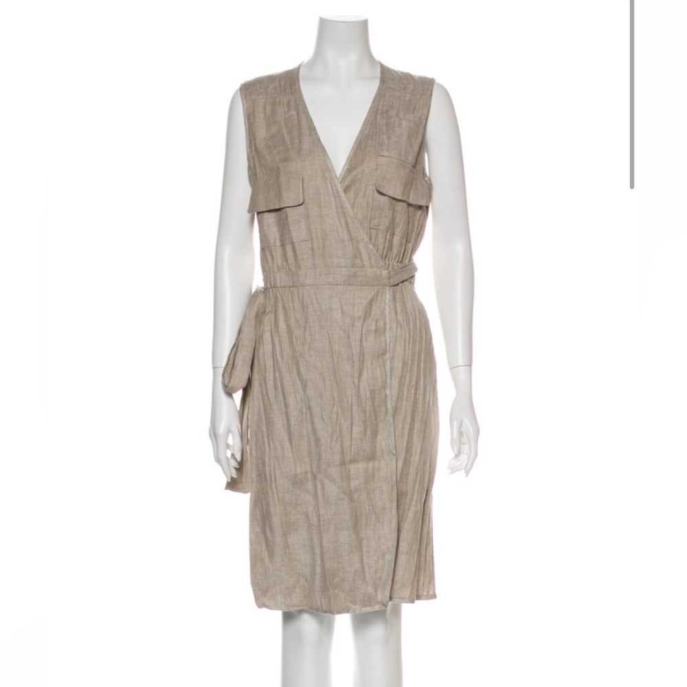 Diane von Furstenberg DVF - Sand Mellany Dress - Size 6